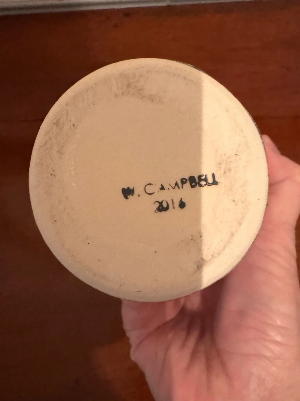Annapolis pottery handmade vase, like new